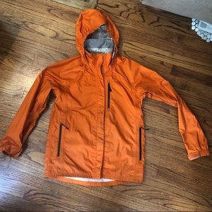 REI Rain Jacket Orange Boys L
